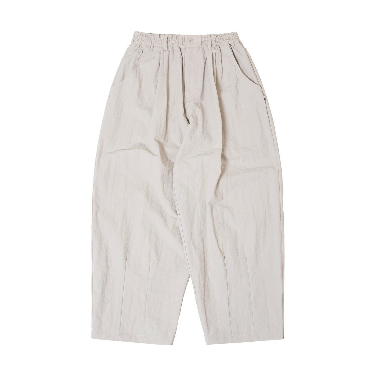 ANST 皺感雙摺繭型寬褲 奶油白/灰色/黑色 ST.26