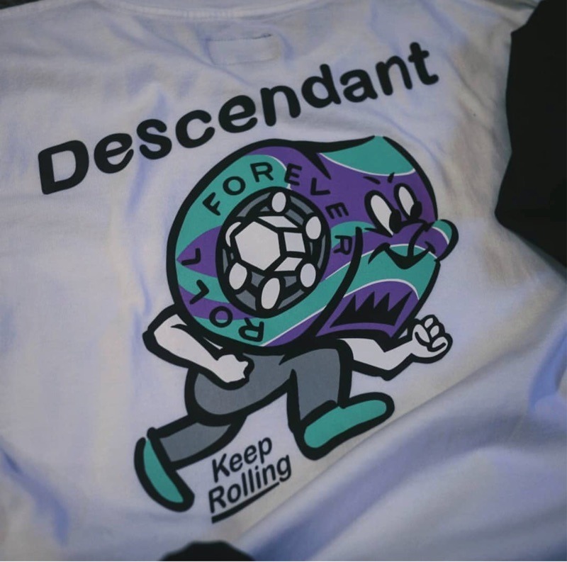 2018AW DESCENDANT Kid Bearing CREW NECK SS 短T