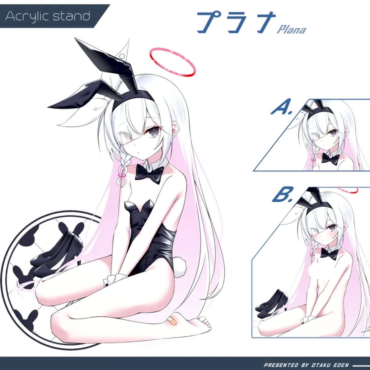 「ACG.GO」「同人代購」FF42 蔚藍檔案-プラナ Plana 亞克力雙面立牌 - [3M]