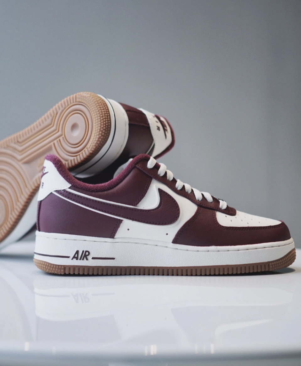 【APAIR】預購 Nike Air Force 1 Low college pack 酒紅 焦糖底 DQ7659-102