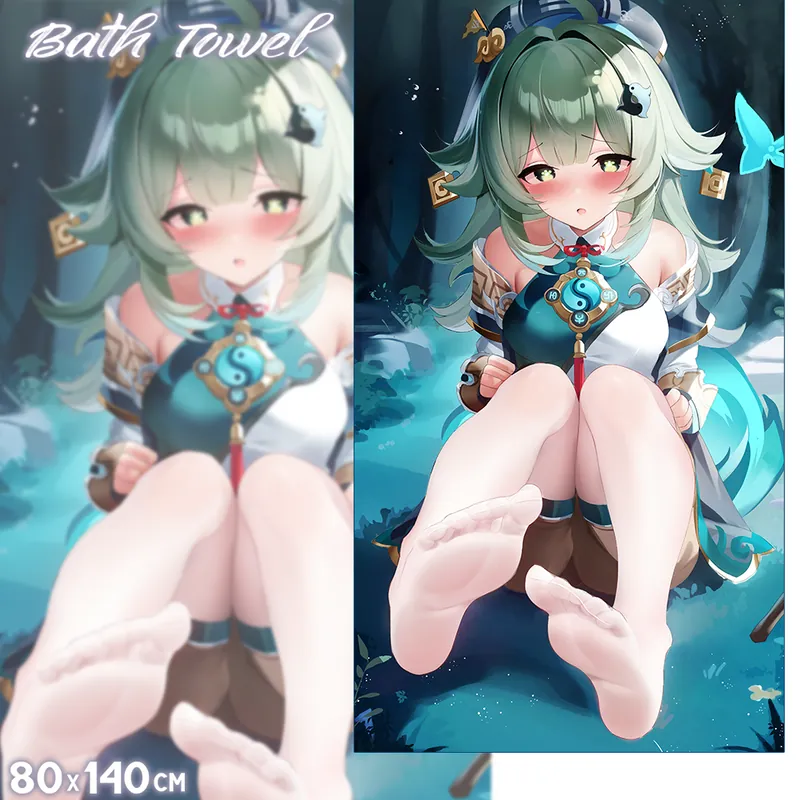 「ACG.GO」「同人代購」FF42 崩壞:星穹鐵道-藿藿 Fofo 浴巾 - [飯米糕]