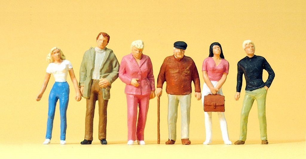 Preiser 65320 O規 Passers-by, standing 行人