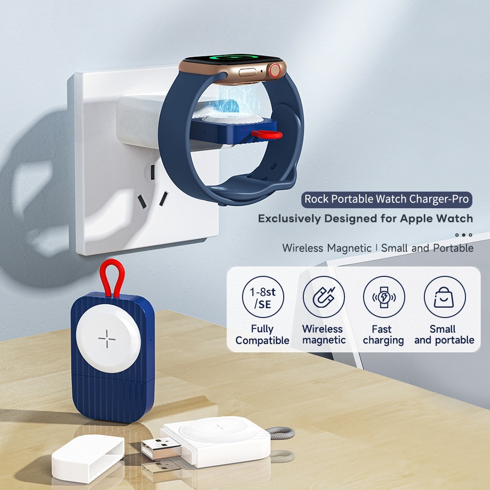 Rock 迷你便攜式Magsafe蘋果手錶充電器