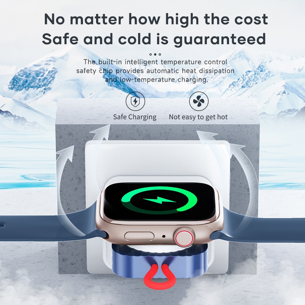 Rock 迷你便攜式Magsafe蘋果手錶充電器