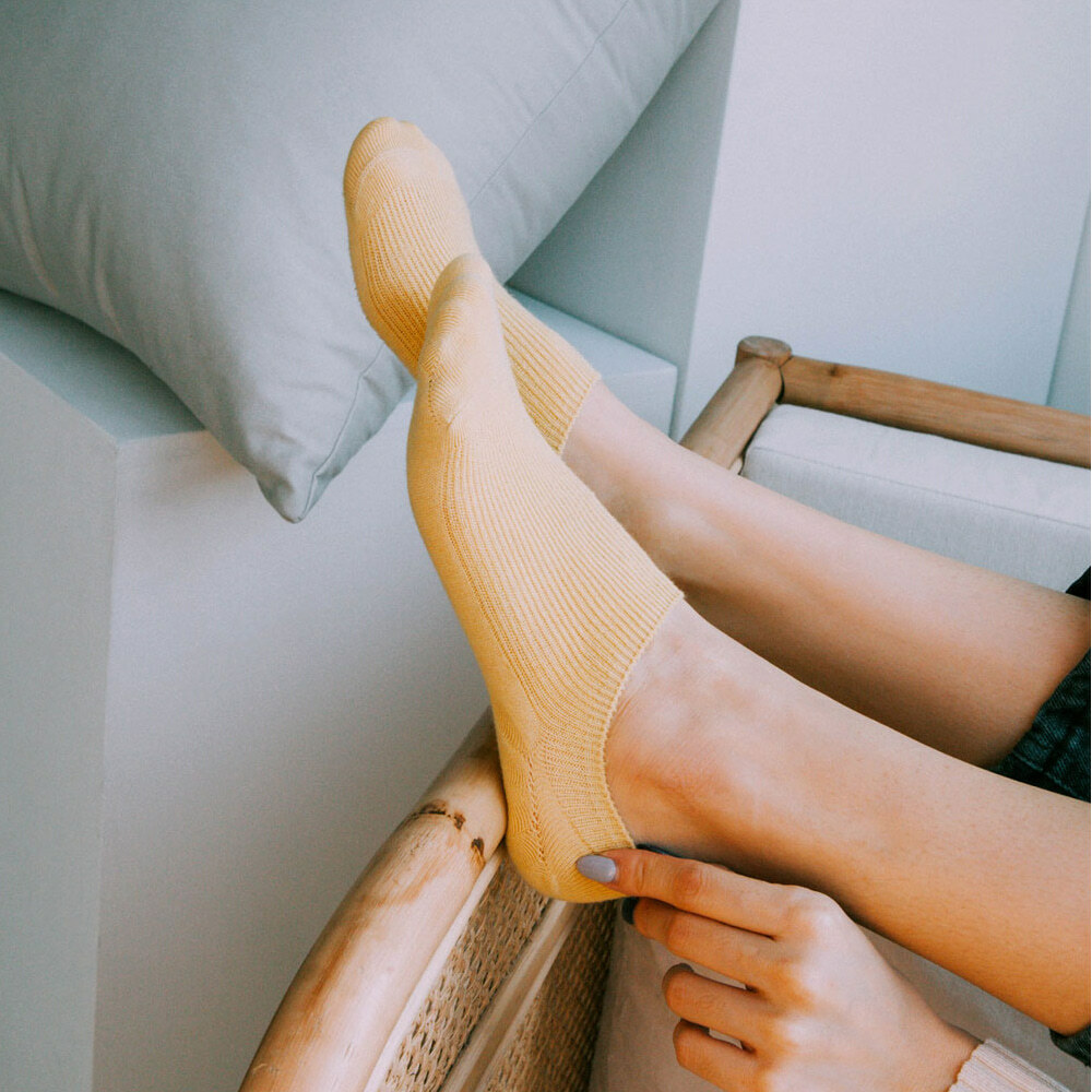 【3 Pairs SET】Banana Sisters Island Cotton Fake Socks