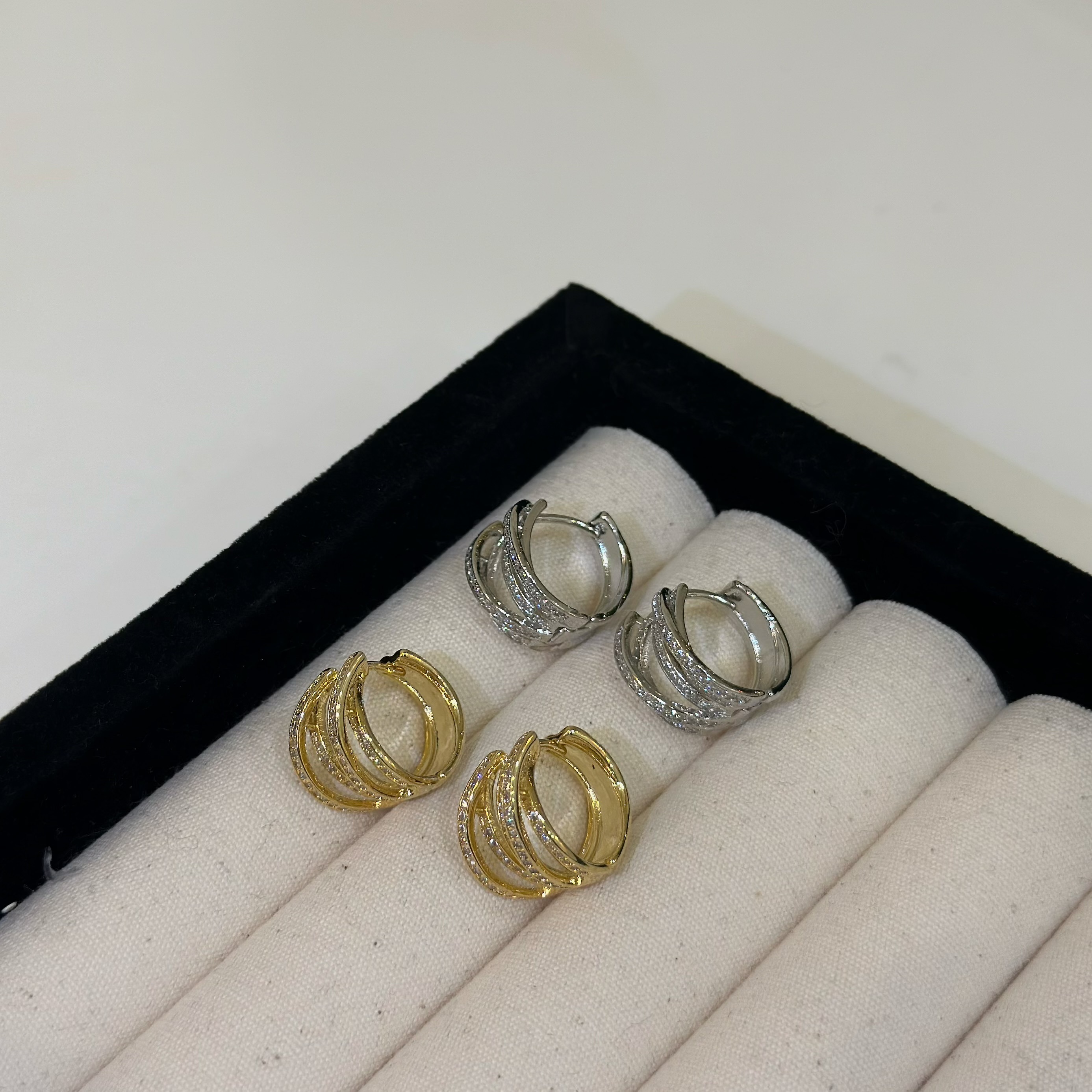 007亮眼．滿鑽多層易扣