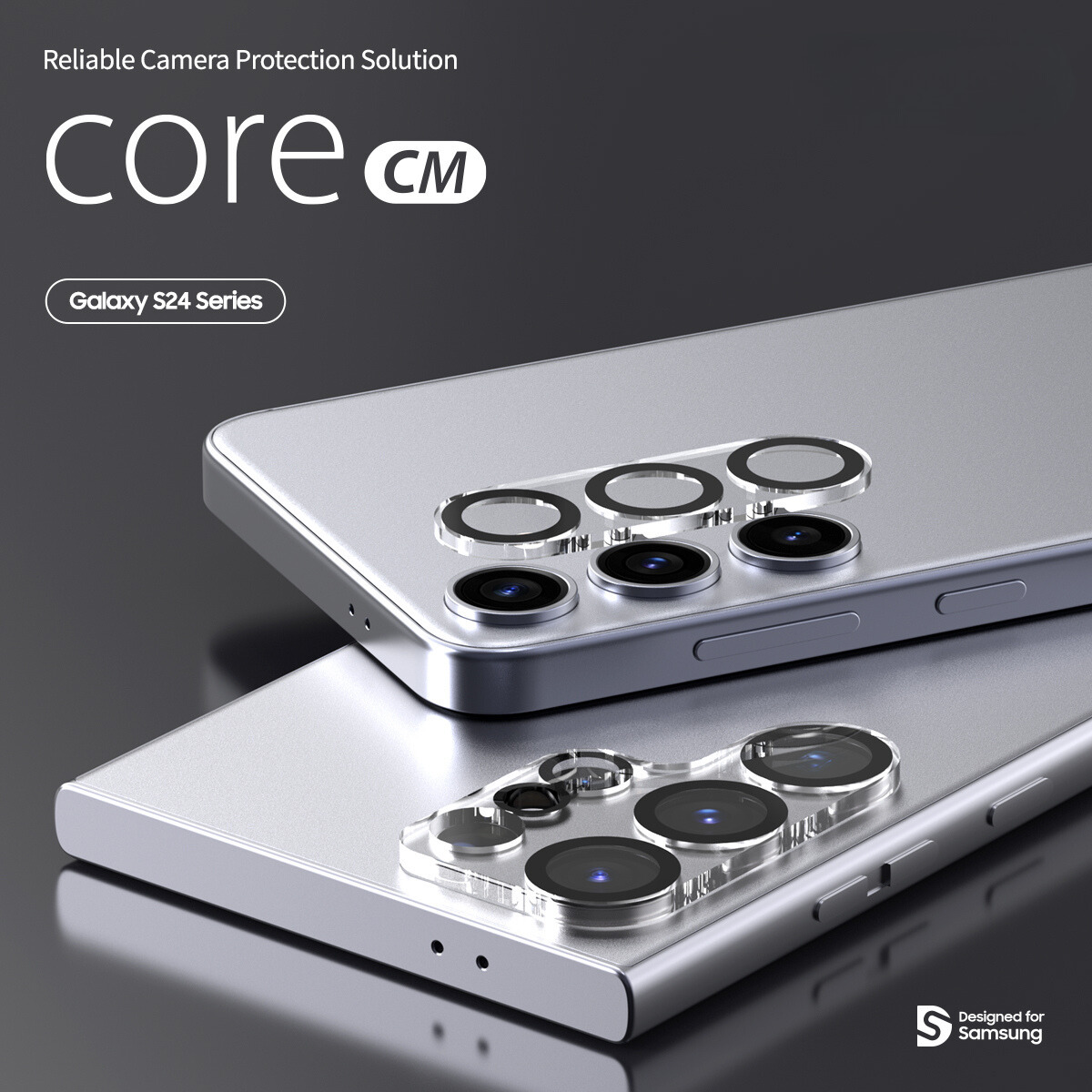 araree Core Camera 強化玻璃 全覆蓋鏡頭保護貼 -Galaxy S24 Series