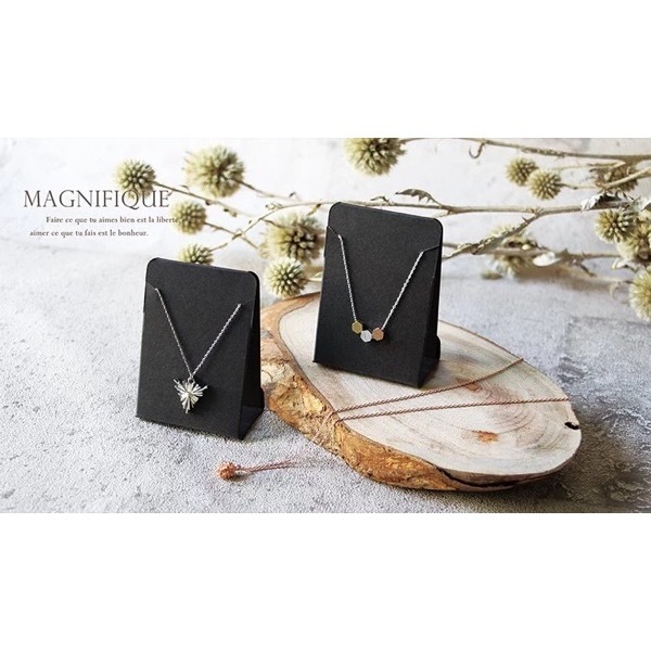 展示型立式收納項鍊卡 30入/包 5.2*7.6*3cm【6-81300】