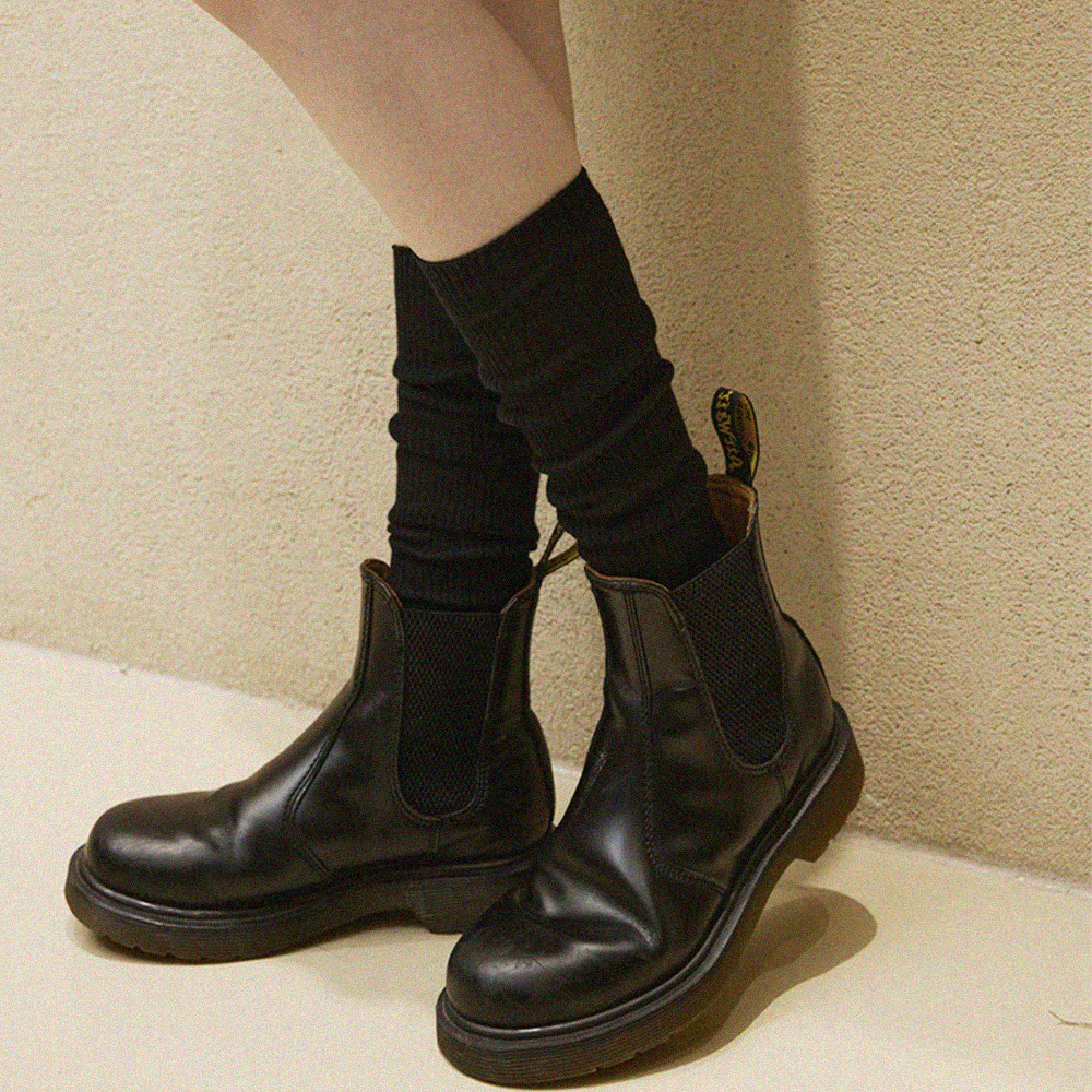 【3 Pairs SET】Banana Sisters Four Seasons Shirring Loader Knee Socks