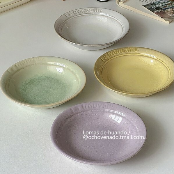 《3697》日式復古馬卡龍甜點盤