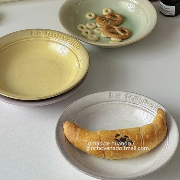 《3697》日式復古馬卡龍甜點盤