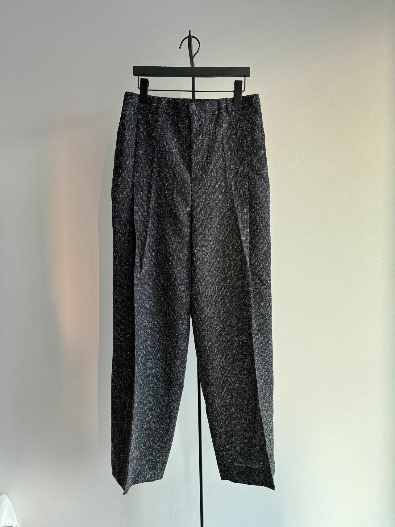 淨色暗紋鬆身西褲 MALENKII-054P