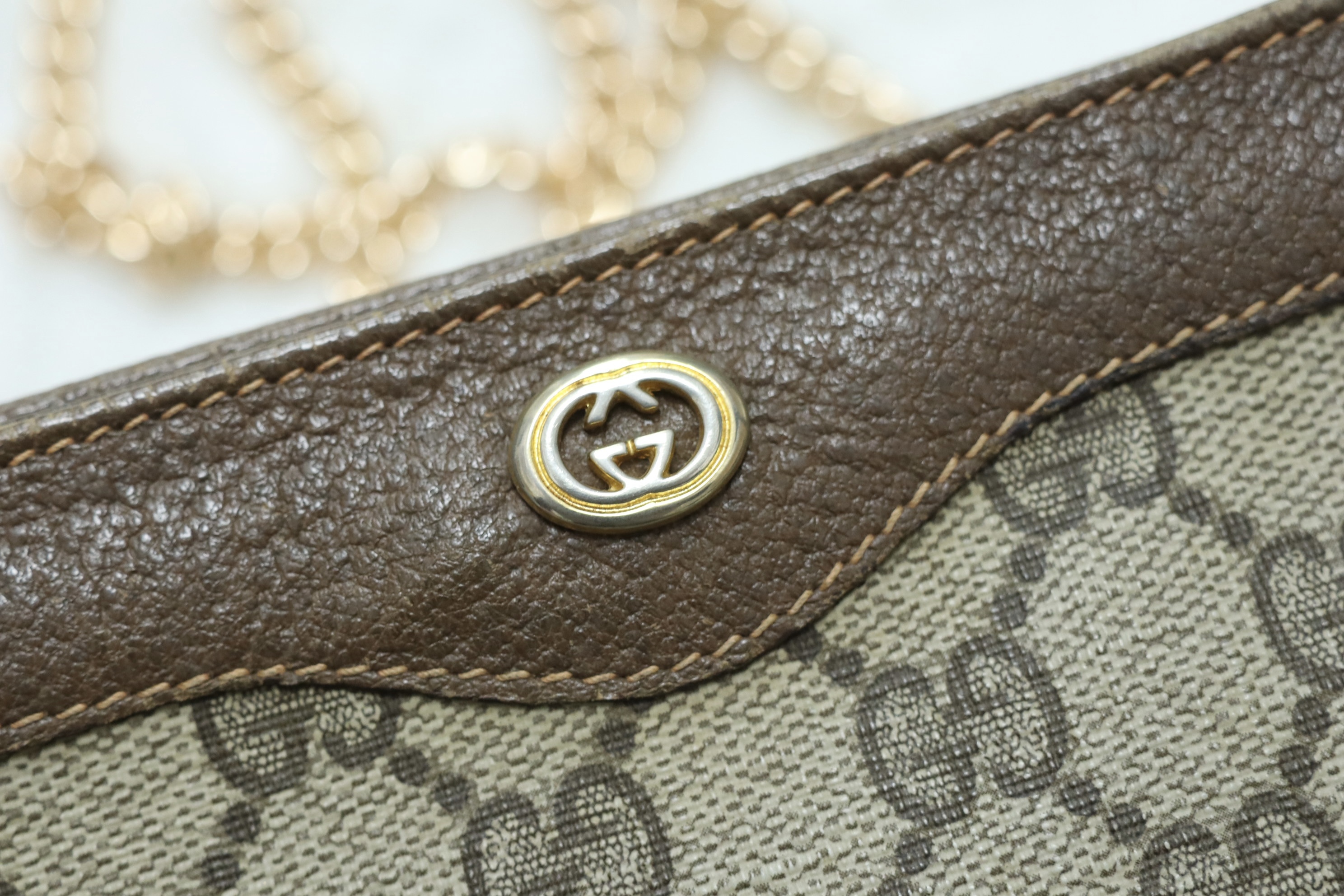 Gucci 老花pouch 🤎 ✨