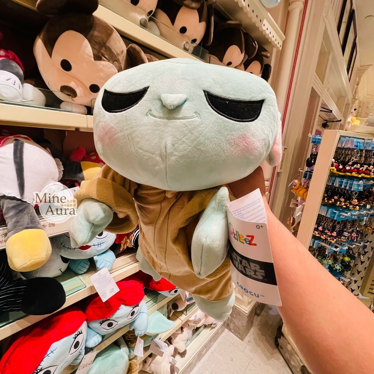 尤達 Yoda 趴趴 趴姿 睡顏 娃娃 玩偶 星際大戰 Star Wars -香港迪士尼樂園
