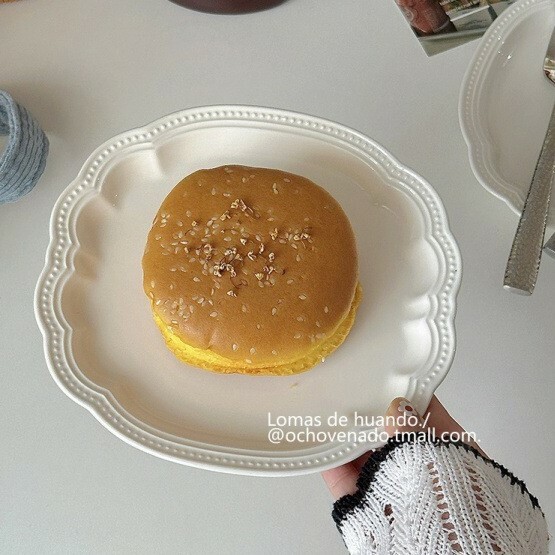 《3700》法式高級感浮雕陶瓷盤