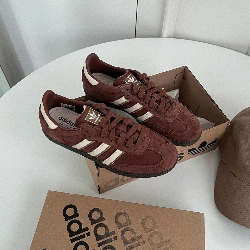 ADIDAS ORIGINALS SAMBA 栗子棕 棕紅 奶油白 米白 淡奶茶 麂皮 美拉德 男鞋 IG1357 / 預購
