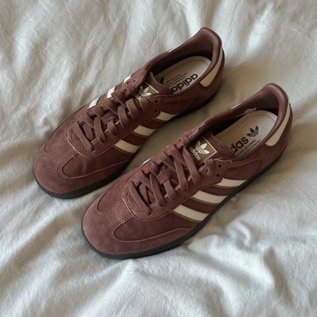 ADIDAS ORIGINALS SAMBA 栗子棕 棕紅 奶油白 米白 淡奶茶 麂皮 美拉德 男鞋 IG1357 / 預購
