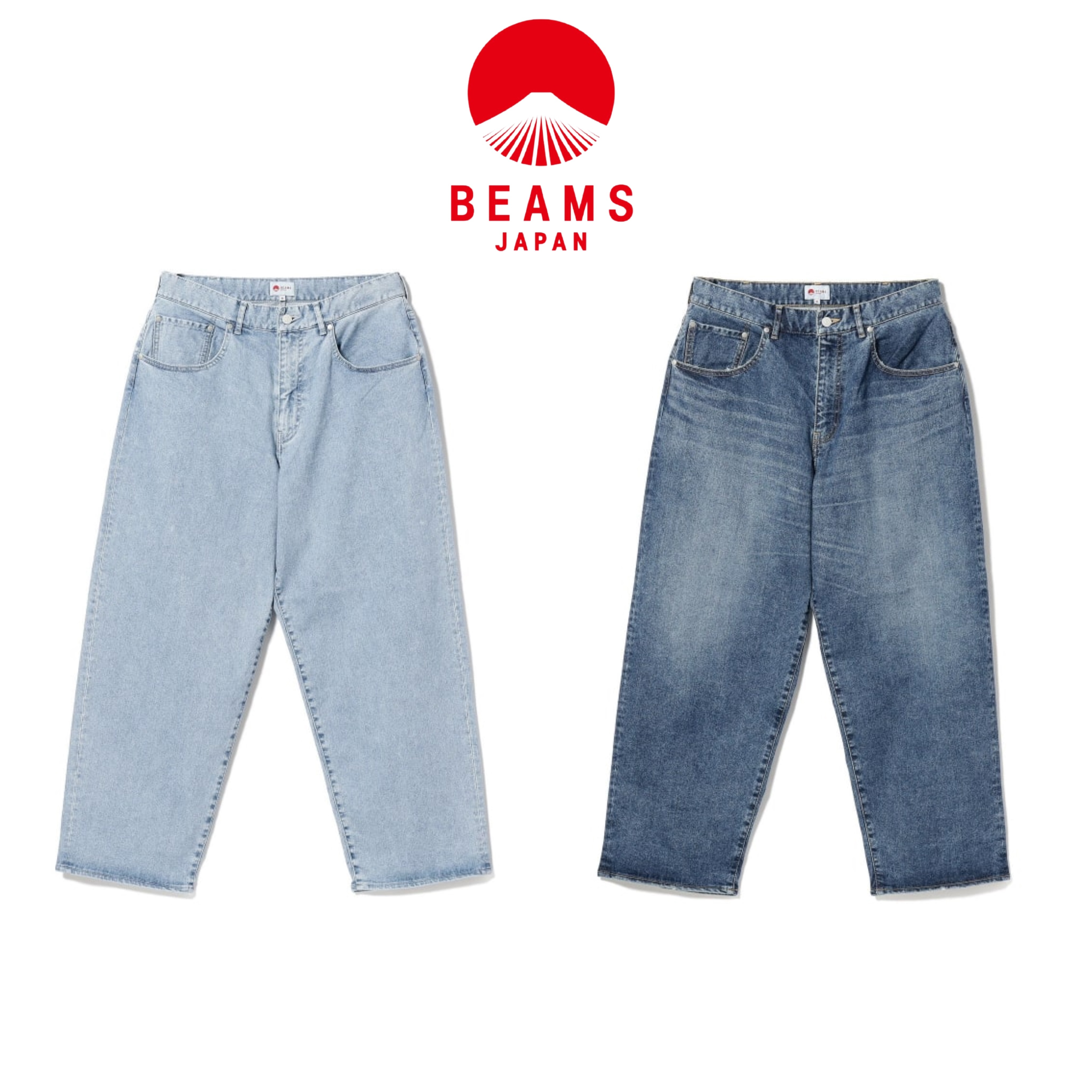 2025SS BEAMS JAPAN 日本製 五口袋 水洗 錐形褲 牛仔褲 4色 現貨