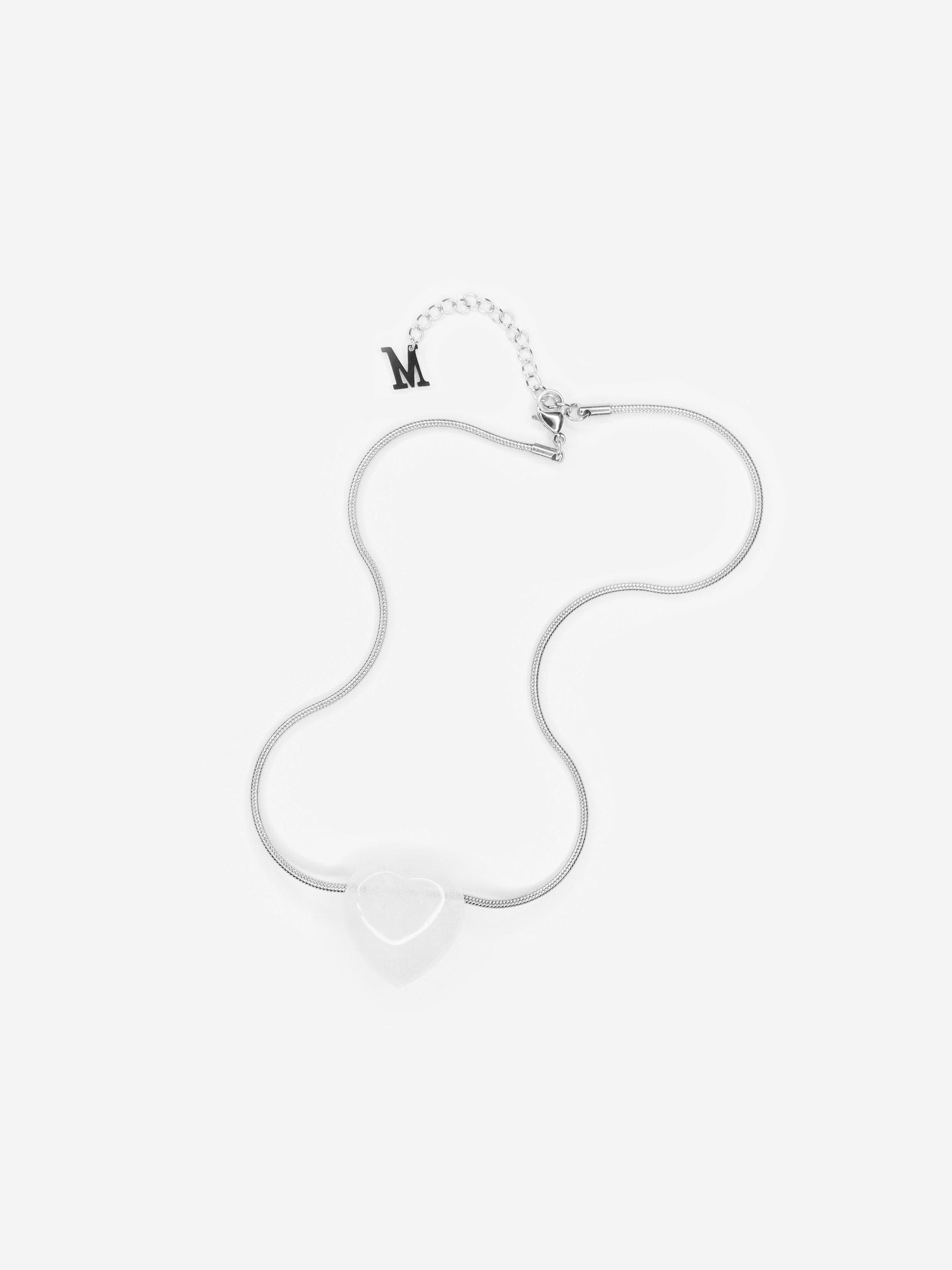 Heart Of Stone Necklace-White