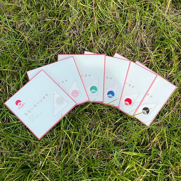 BEAMS JAPAN 日本製 和歌山產 富士山 無捻紗線 手帕 方巾 現貨