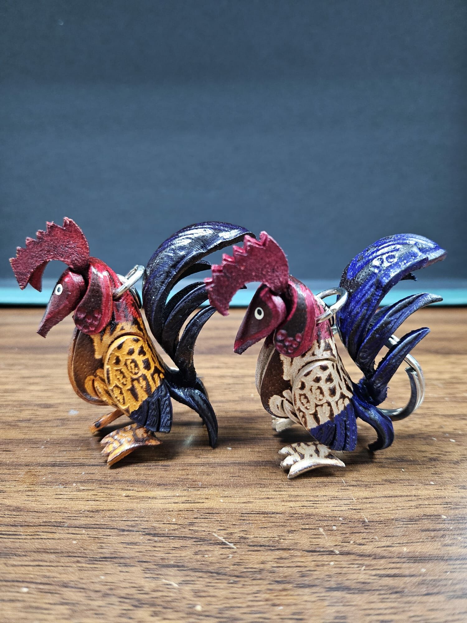 🇹🇭 泰國 HAND MADE牛皮匙扣 (鬥雞) (T1/546)