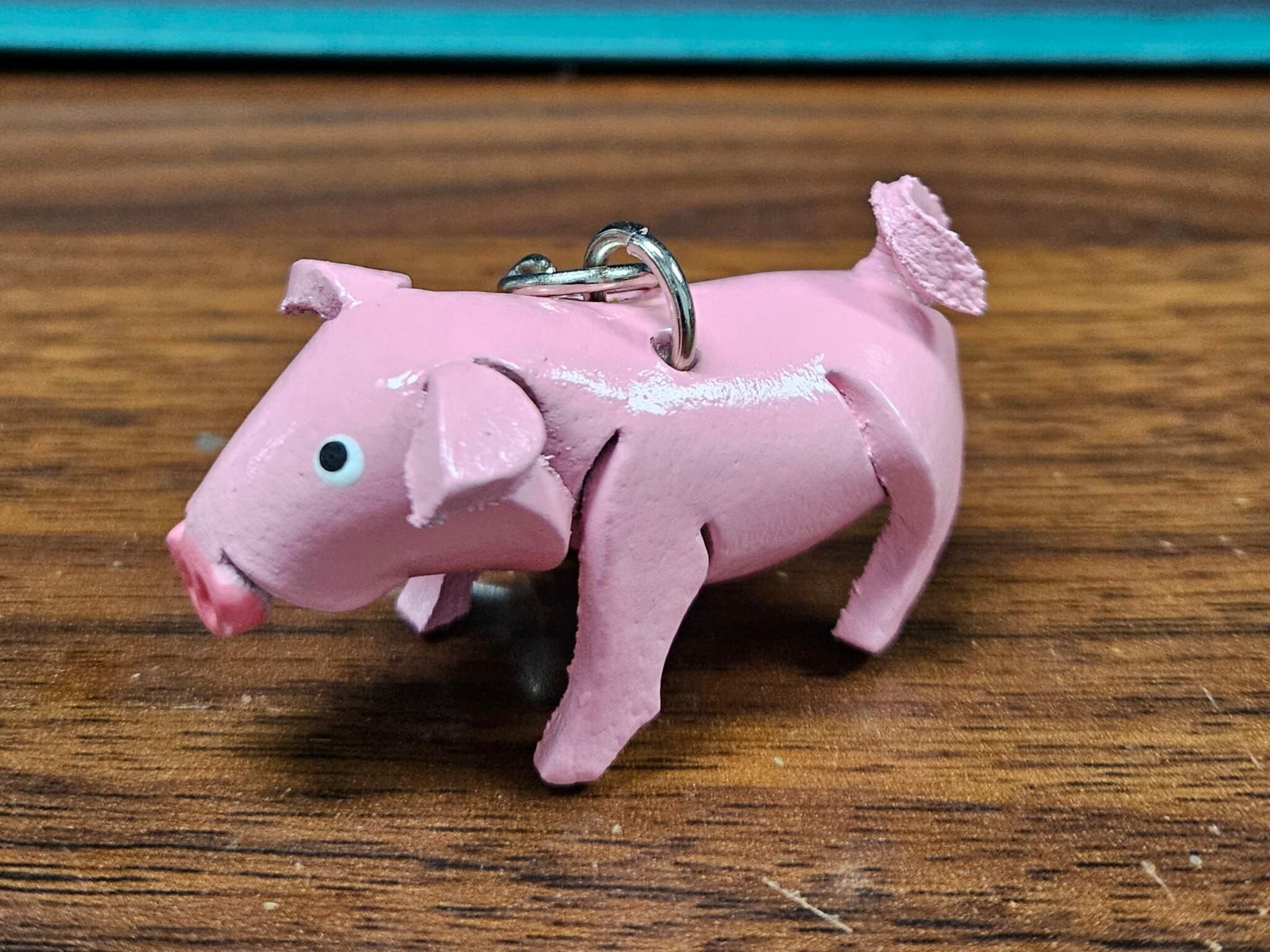 🇹🇭 泰國 HAND MADE牛皮匙扣 (豬) (T1/561)