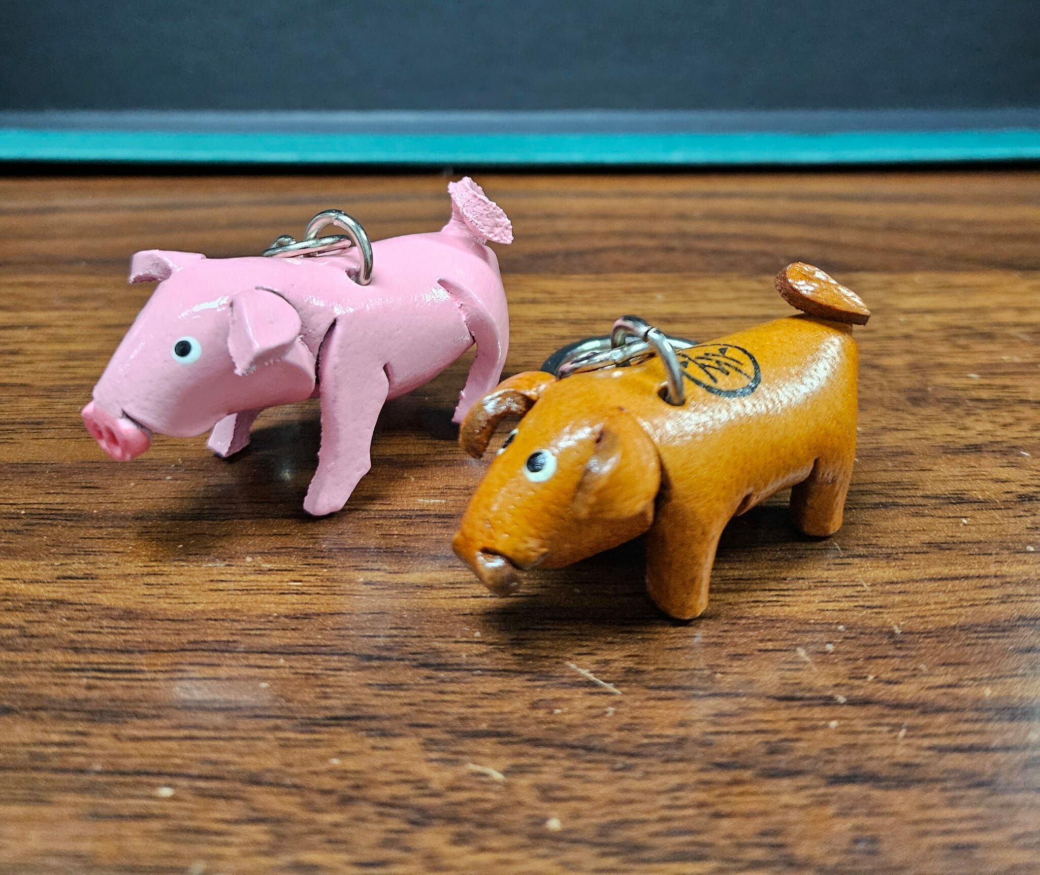 🇹🇭 泰國 HAND MADE牛皮匙扣 (豬) (T1/561)