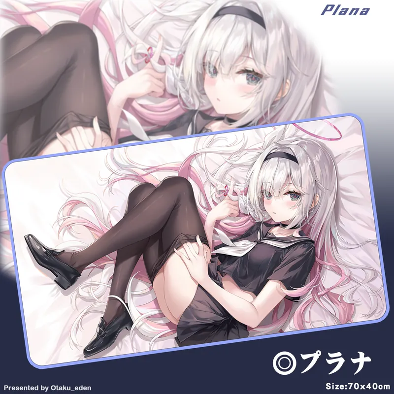 「ACG.GO」「同人代購」FF42 蔚藍檔案 - プラナ Plana 滑鼠.桌遊兩用墊 - [紫月瑠璃]