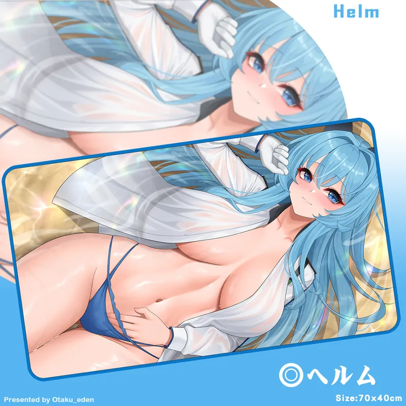 「ACG.GO」「同人代購」FF42 勝利女神：妮姬 - へルム Helm <Swimsuit VER>  滑鼠.桌遊兩用墊 - [唯笑]