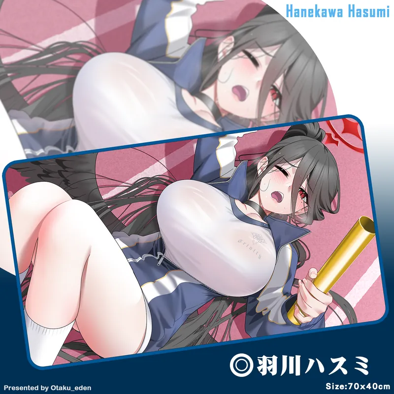 「ACG.GO」「同人代購」FF42 蔚藍檔案 - 羽川ハスミ Hanekawa Hasumi <体操服>  滑鼠.桌遊兩用墊 - [豪D]