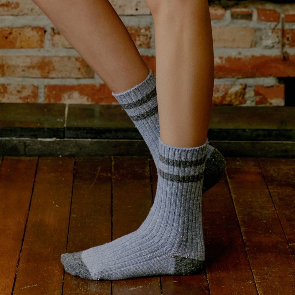 【3 Pairs SET】Banana Sisters Glimmer Wool Socks 3 Feet