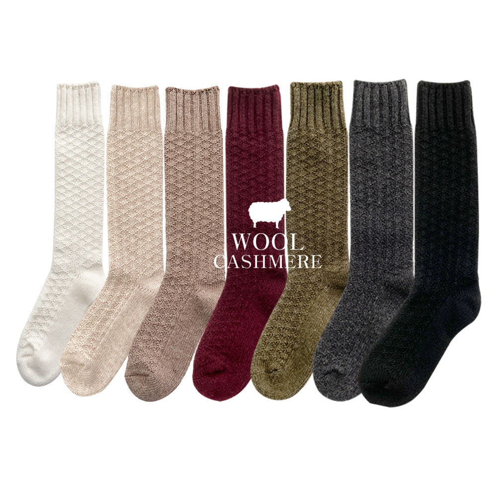 【3 Pairs SET】Banana Sisters Biarritz Parker Cashmere Wool Socks