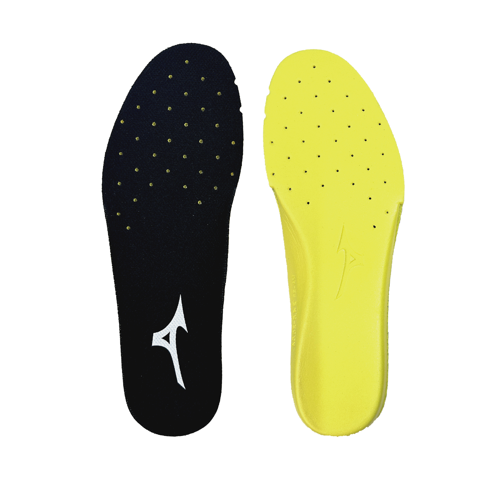 MIZUNO 運動鞋墊「黑黃」