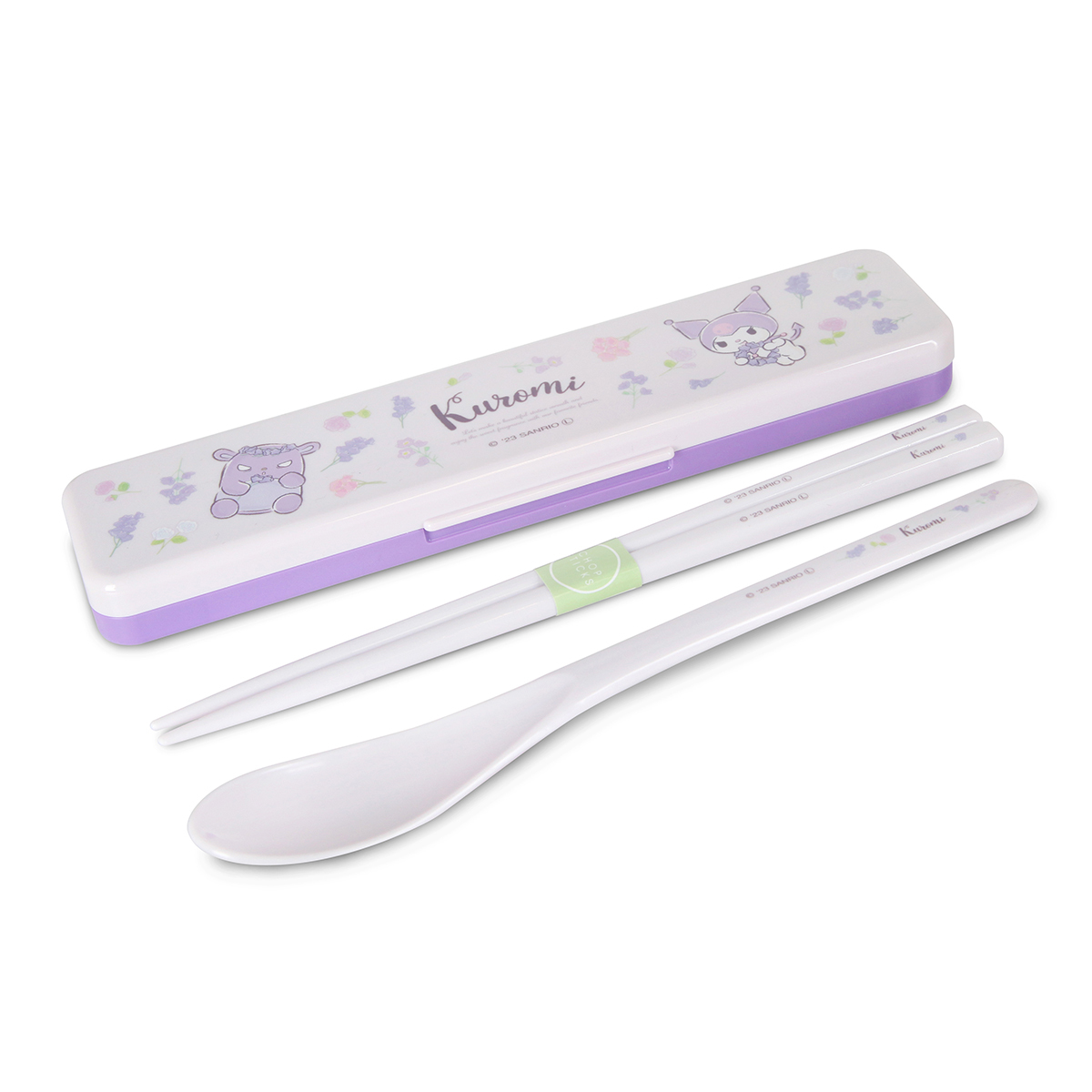 日本品牌 Skater Kuromi 18cm 筷子及更套裝 -CCS3SAAG