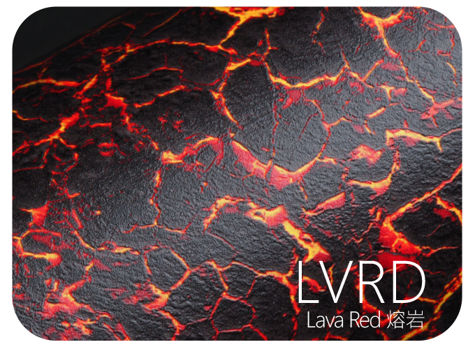 LIFE+GUARD LVRD Lava Red 熔岩 風格貼膜樣式，適用於相機、鏡頭與 3C 裝置表面保護與風格打造