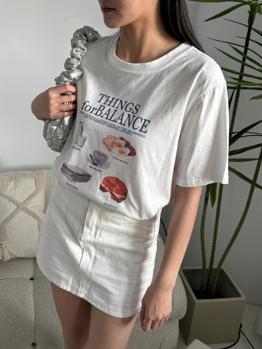 早餐麵包絲滑T*3色