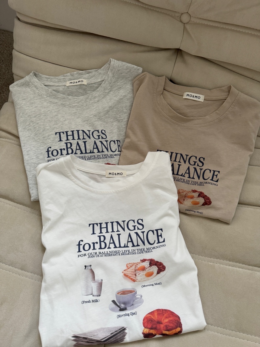 早餐麵包絲滑T*3色