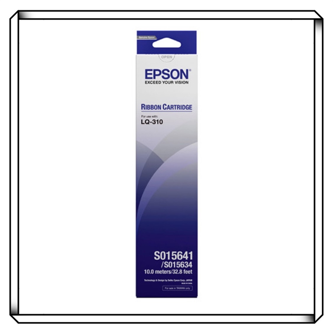 EPSON 愛普生 C13S015641原廠黑色色帶