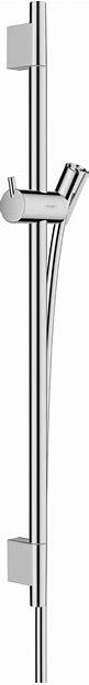 Hansgrohe Unica S 淋浴升降桿 - 含蛇管｜亮鉻色
