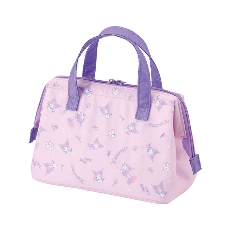 日本品牌 Skater Kuromi H16x22x12cm 保溫扣式午餐袋 -KGA1