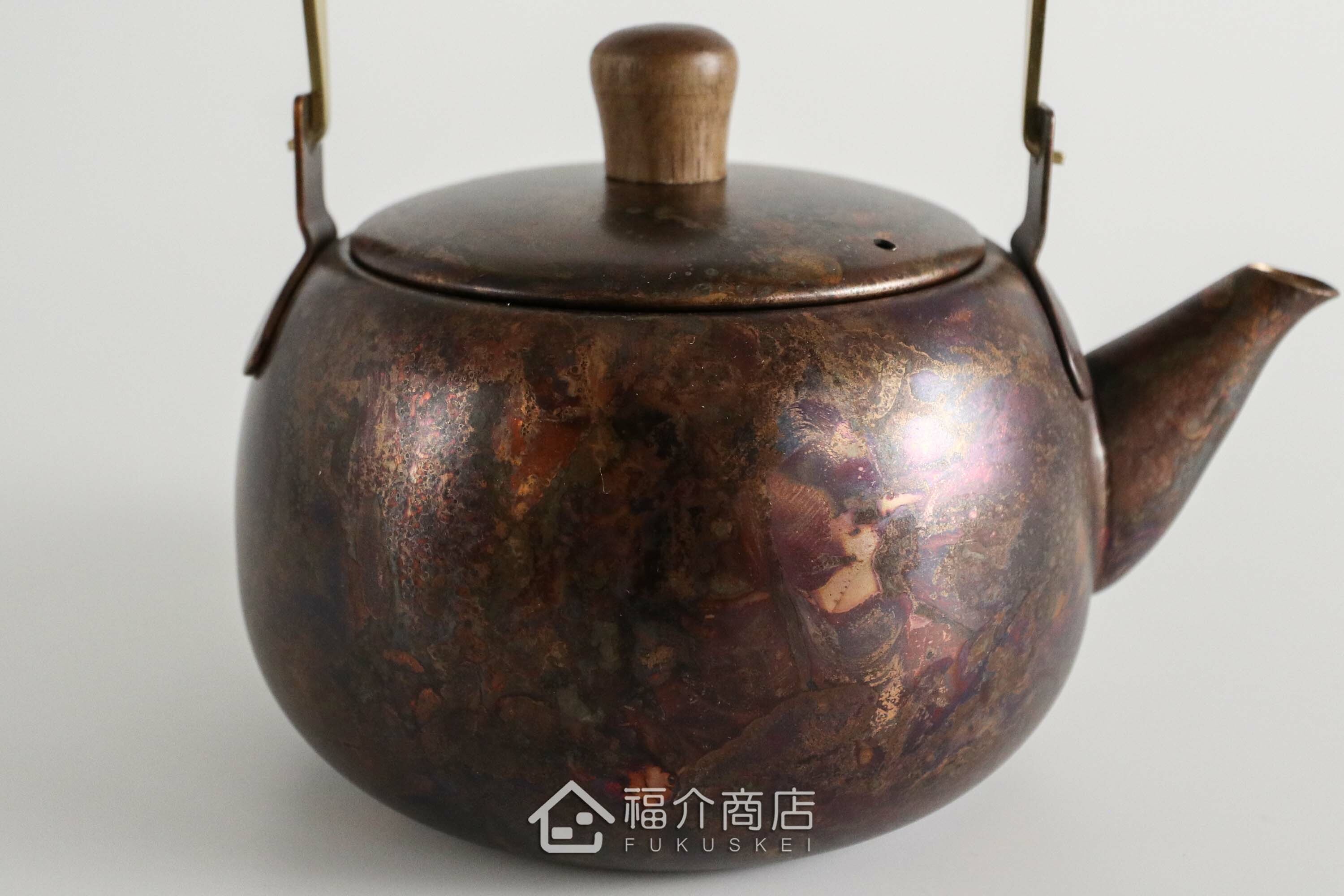 泡茶用的紅棕色不鏽鋼材質泡茶壺