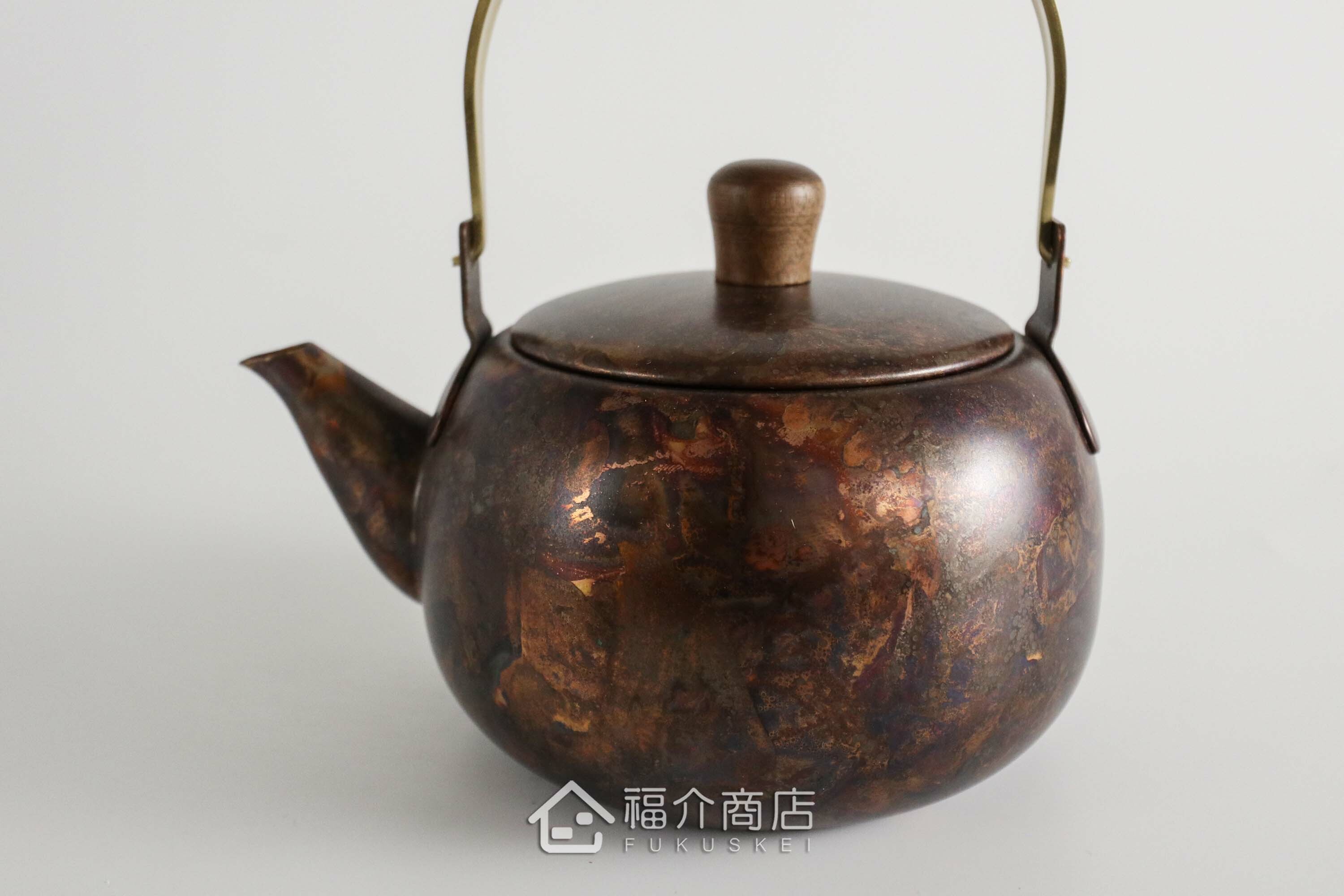 泡茶用的紅棕色不鏽鋼材質泡茶壺