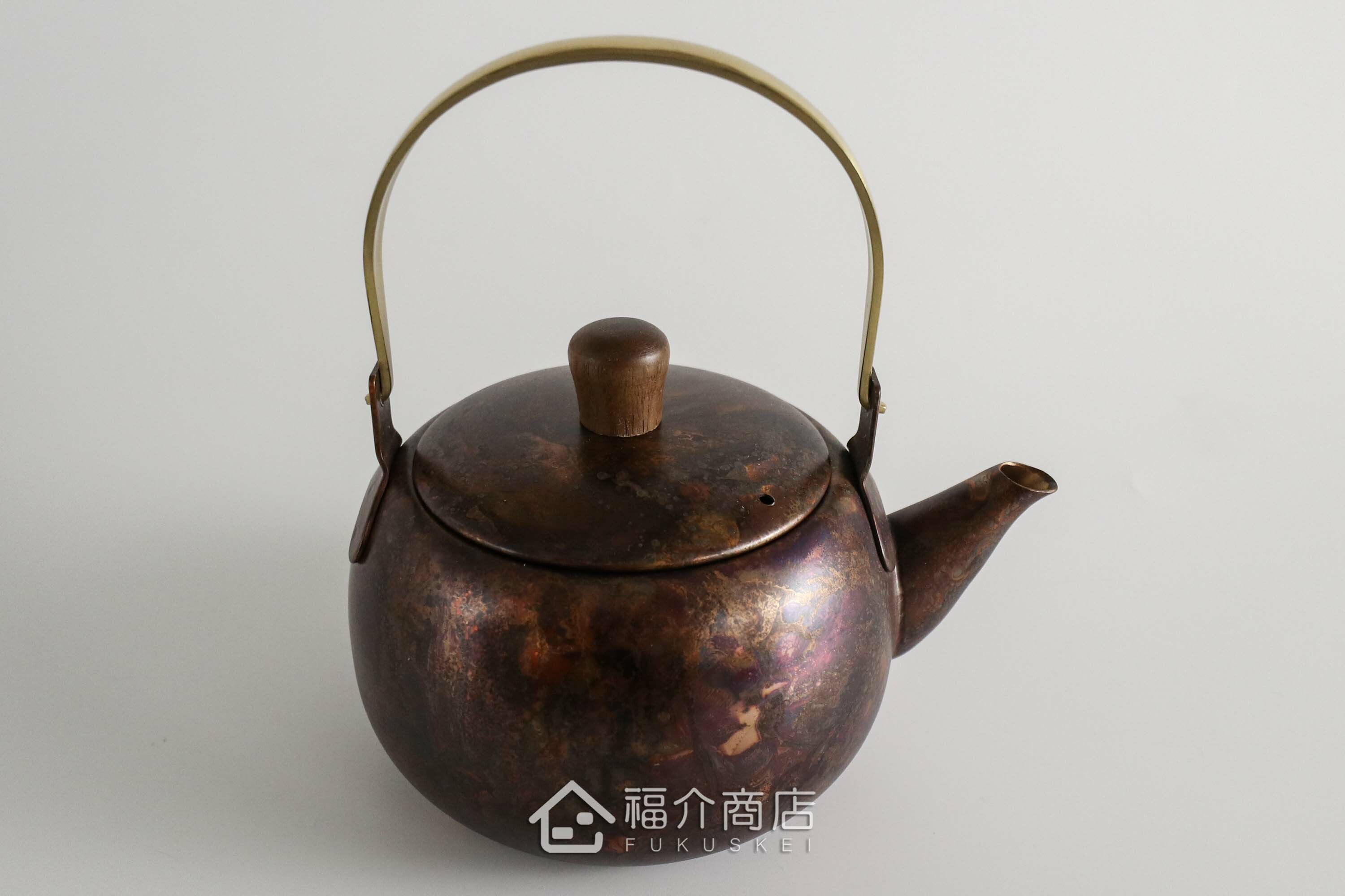 泡茶用的紅棕色不鏽鋼材質泡茶壺