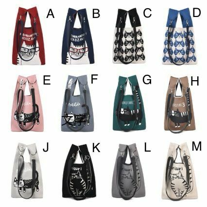 日本樂天🇯🇵Kusuguru針織大頭貓造型手提包-2400243