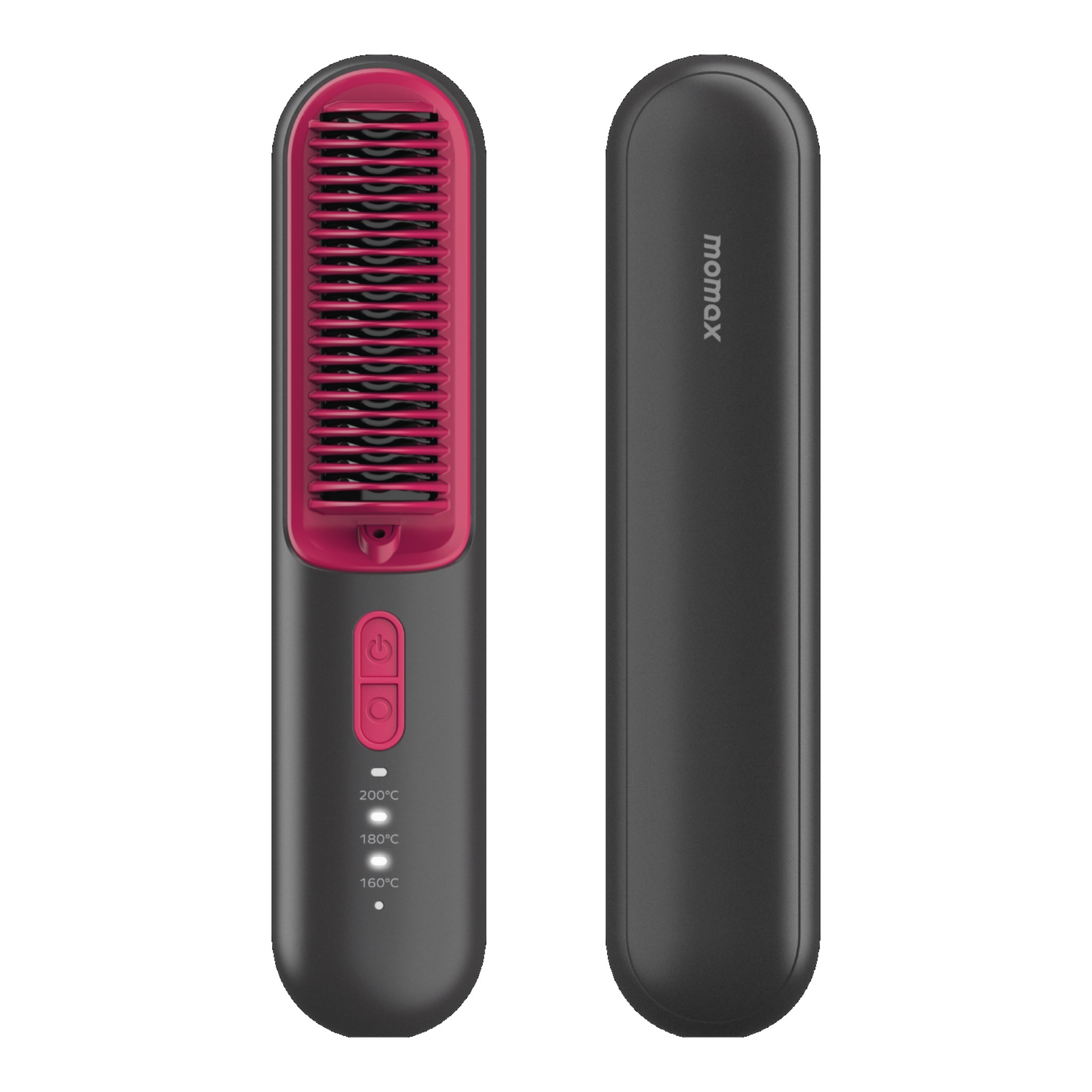 MOMAX - Ultra Sleek 無線負離子直髲梳 (灰) #HL12E