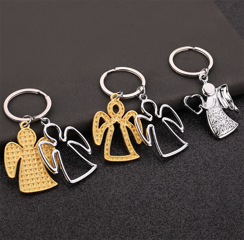 復活節禮物守護天使金屬鑰匙圈 AS2129