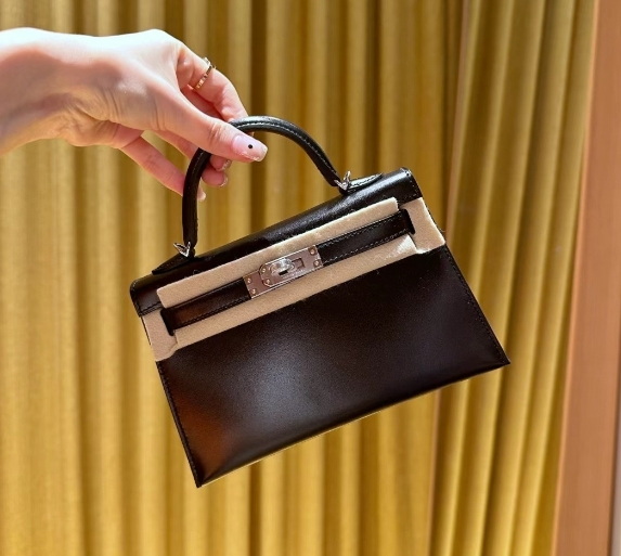 BOX牛皮 復古凱莉包(多色)(19CM/22CM/25CM)