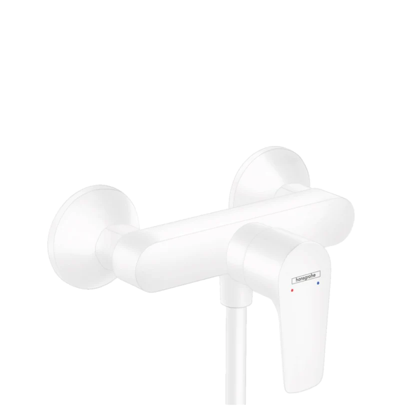 Hansgrohe Talis E 沐浴龍頭｜單出水｜烤漆白