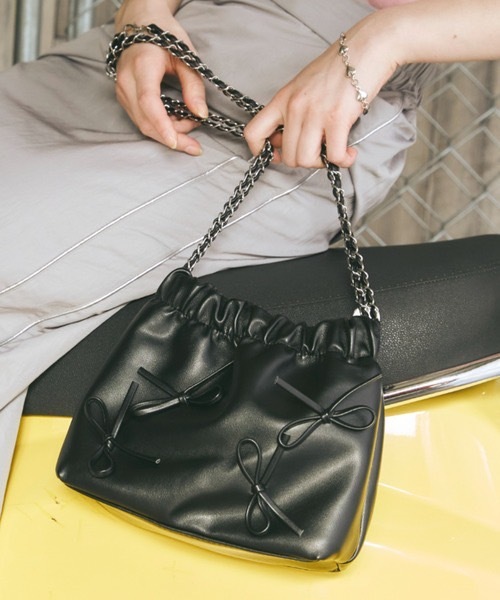 <快速出貨> 日系品牌 蝴蝶結流浪包 三色