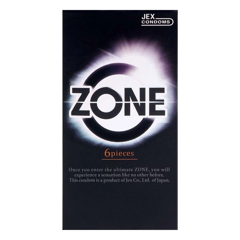 JEX ZONE 6-piece pack Latex Condom